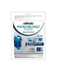 PLASTIC PROTECTION SHEET - 3.6M x 2.7M (12' x 9')